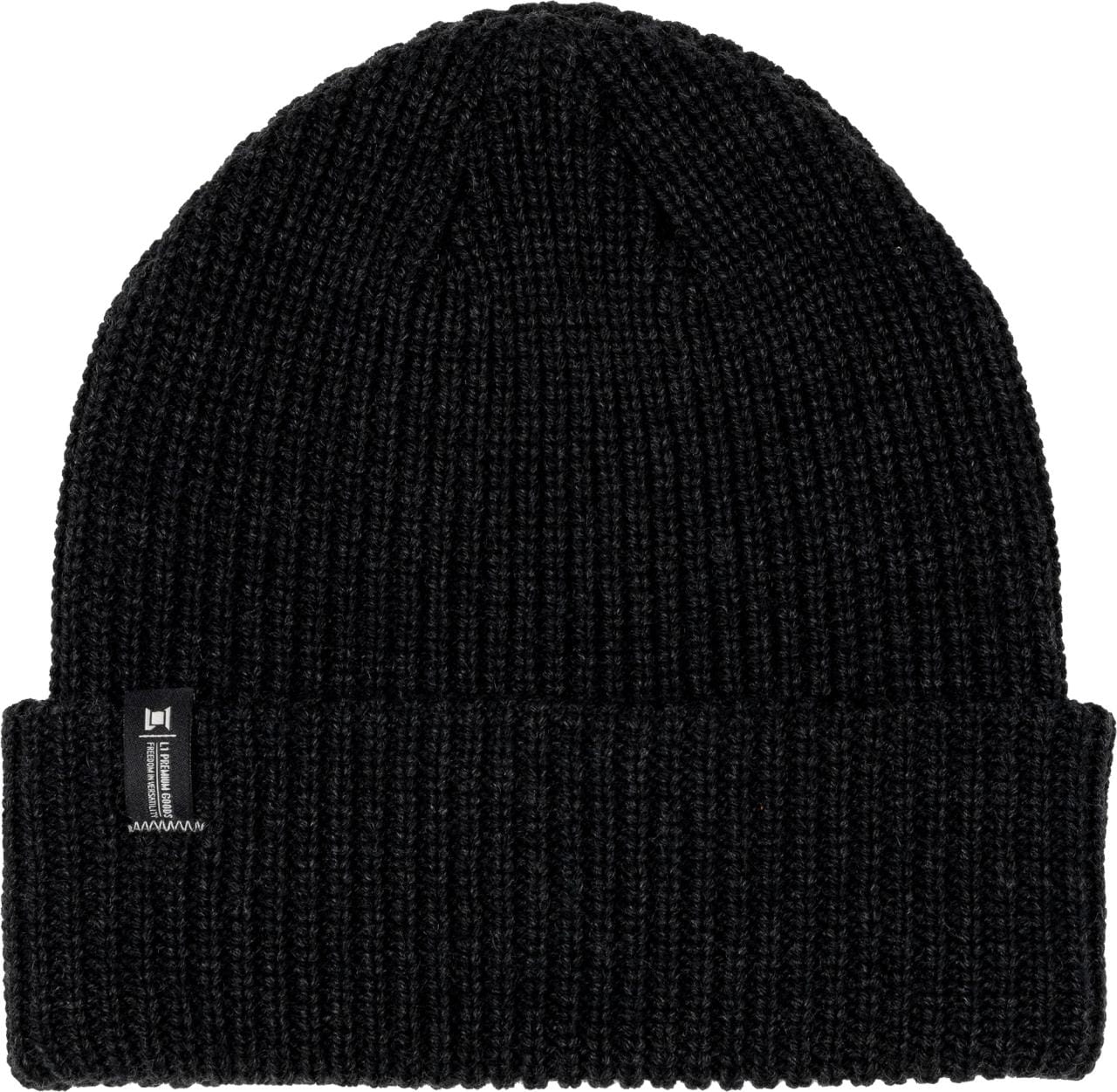 【未使用・タグ付】〈LANEUS〉BEANIE/ブラック Luca - Knitted Cotton Beanie in Black – Lucy & Yak