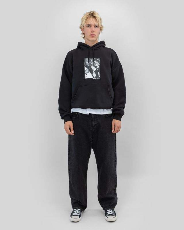 Felpa Con Cappuccio Beyond Jazz Funk - Gildan Nera (unisex, Senza Etichette)