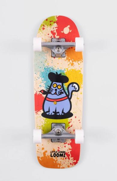 Little Lemon Loomi ART CAT 24,75" - Corkgrip Kids Cruiser
