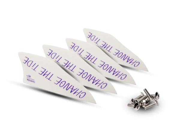 Harlem Twintip Fins White - 45mm