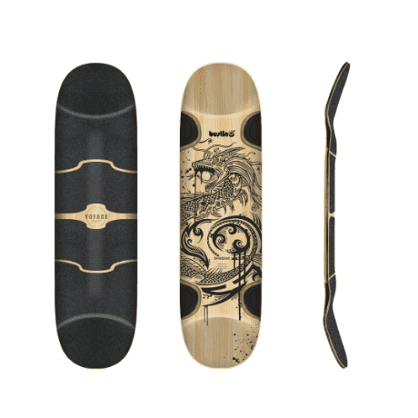 Bustin Yoface Deck Dragon Natural Maple