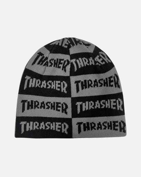 TRS Beanie Mag Checkered Skully