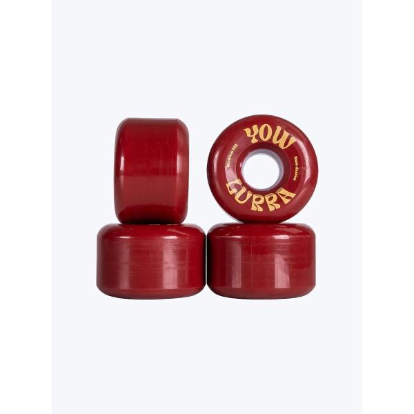 YOW Lurra Wheels 60mmx40mm Ketchup SHR 82a Yow Wheels Pack