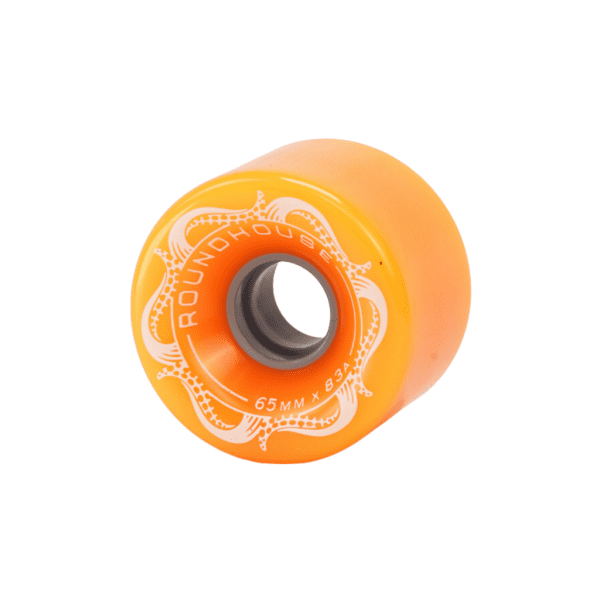 Roundhouse by Carver Slick Wheel Set - 65mm 83A Orange Glo