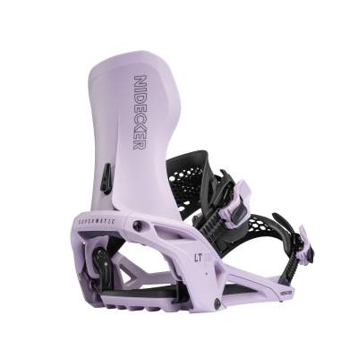 スノーボード NIDECKER LT Supermatic L Nidecker LT Supermatic Hybrid Snowboard Binding Black 2026
