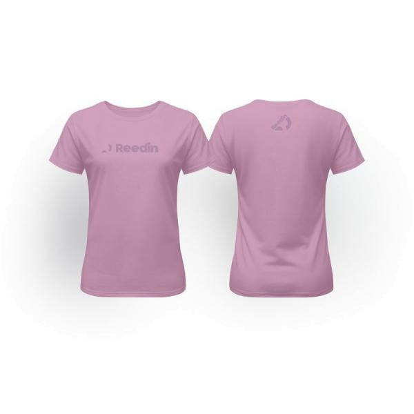 Reedin Logo space lavender tee ladies