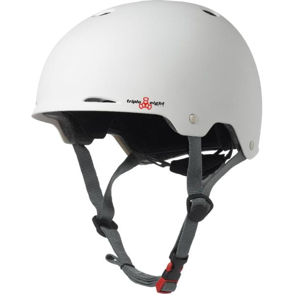 Triple Eight Gotham Helm White Rubber