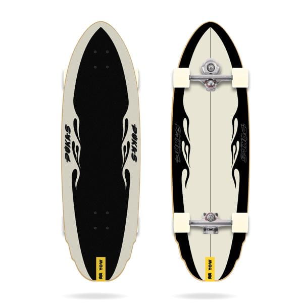 Yow Plan B 33" Flame - Surfskate Complete