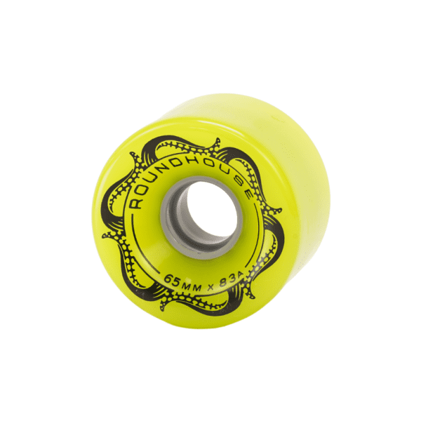Roundhouse by Carver Slick Wheel Set - 65mm 83A Green Glo