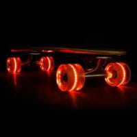 SUNSET Flare LED Wheels Set 65mm 78a orange