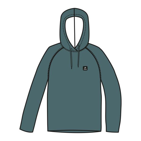 JONES Shasta Rama Rec Peak Camo Hoodie - jetzt bei Brettsport.de bestellen!