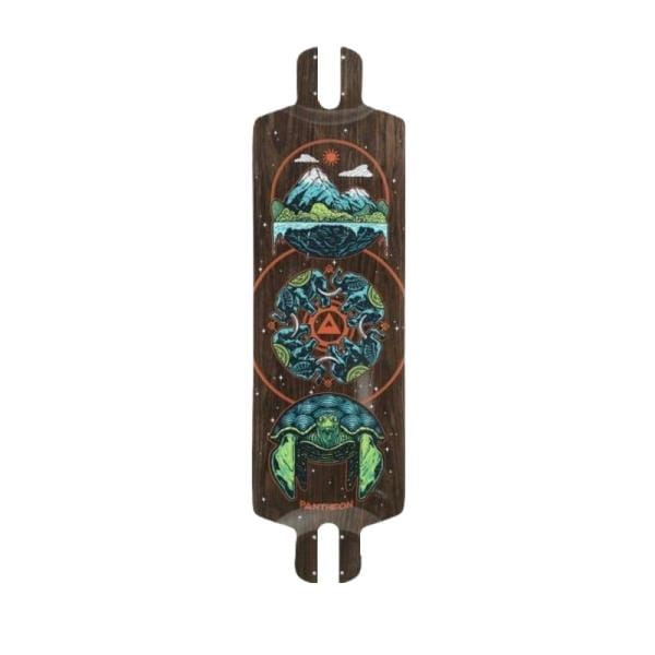 Pantheon Pranayama FG Longboard Deck - Cosmic Turtle