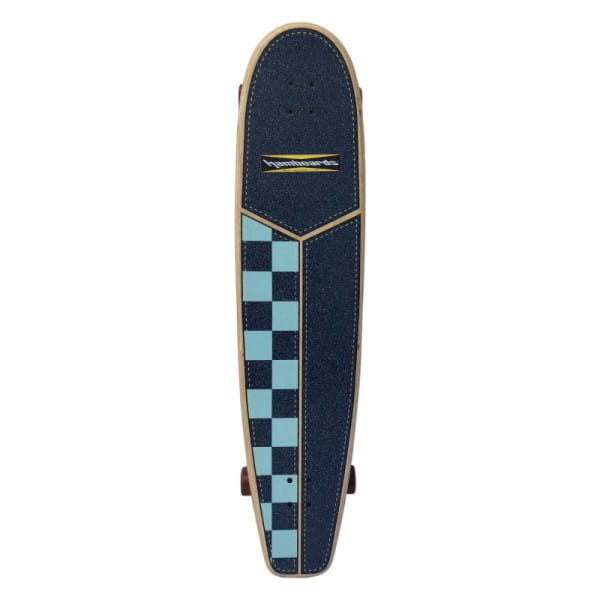 Hamboards Huntington Hop Carving 45" Surf Skate Complete Navy Light Blue Checkers bei Brettsport.de