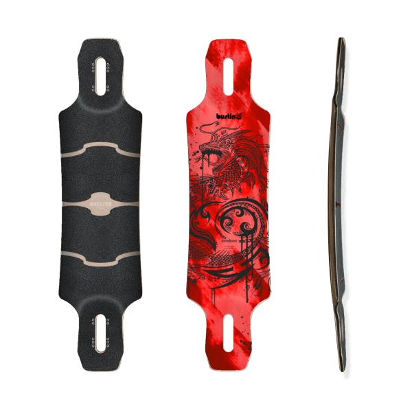 Bustin Maestro Deck Dragon Rustic Fire Red
