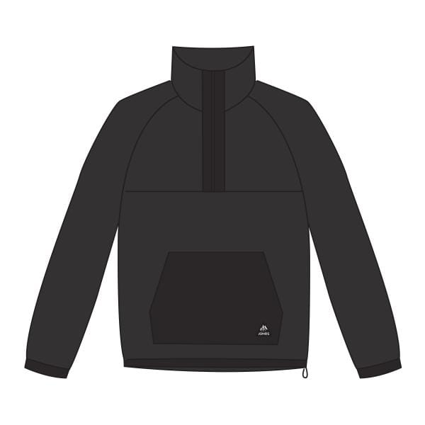 JONES Lodge Half Zip Rec Stealth Black Fleece - jetzt bei Brettsport.de bestellen!