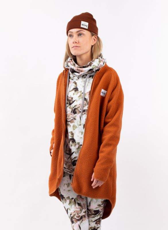 Eivy Redwood Sherpa Coat Veste en Polaire, Bleu Marine, s Femme Eivy Redwood Sherpa Coat Veste en Polaire, Bleu Marine, s Femme