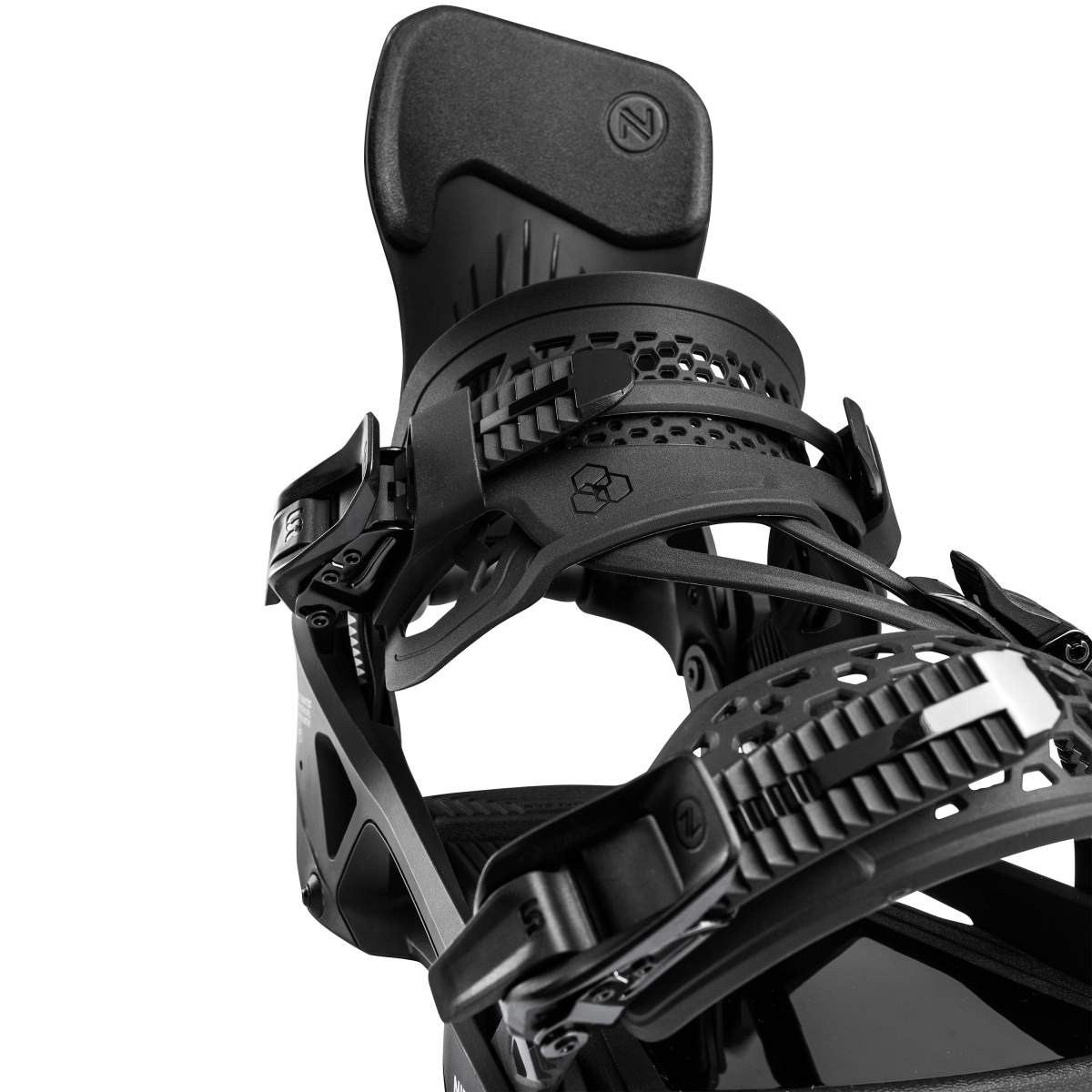 【左足のみ】Nidecker Supermatic 23-24 M Black Nidecker Supermatic | Fast Entry Snowboard Bindings