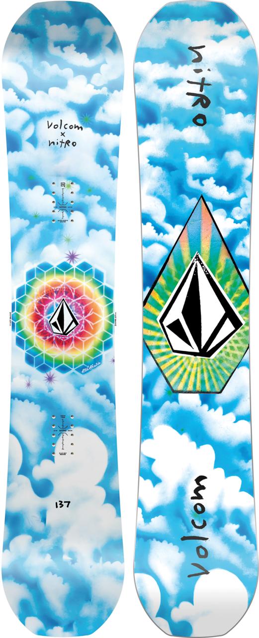 VOLCOM✖️NITRO バインディング Nitro Ripper x Volcom Snowboard - 2026 - Kids' - Snowboard