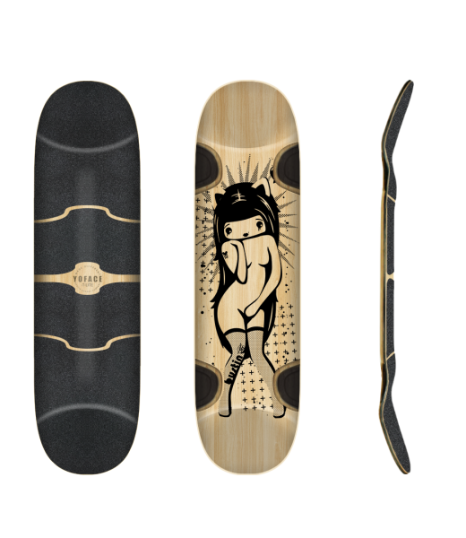 Bustin Yoface Deck Yann Natural Maple