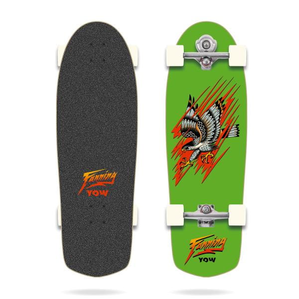 Yow Fanning Falcon Driver 32.5" - Surfskate Completo