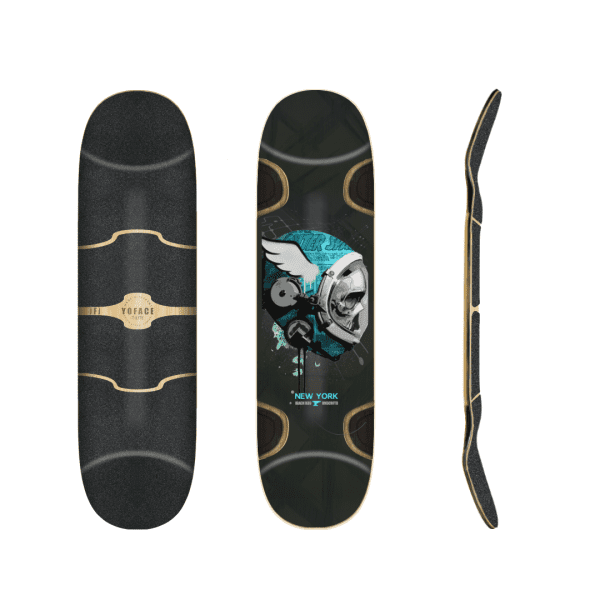 Bustin Yoface Deck DH Space Blue