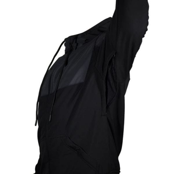 LAZY ROLLING Armored Black on Black Reflective Jacket