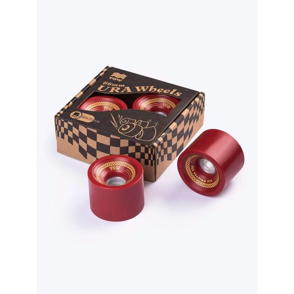 YOW Ura Wheels 66mmx51mm Ketchup SHR 82a Wheels Pack