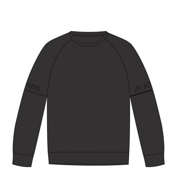 JONES Sierra Org Cot Stealth Black Sweatshirt - jetzt bei Brettsport.de bestellen!
