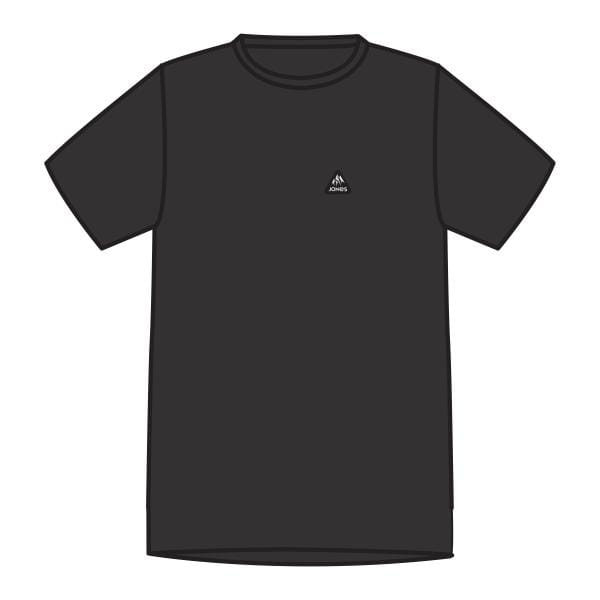 JONES Tee Sierra Org Cot Stealth Black Tee - jetzt bei Brettsport.de bestellen!
