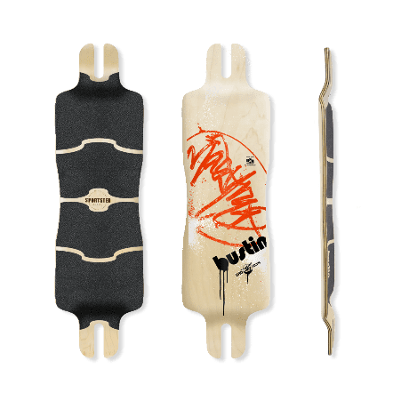 Bustin Sportster Deck Quicktag Natural Maple