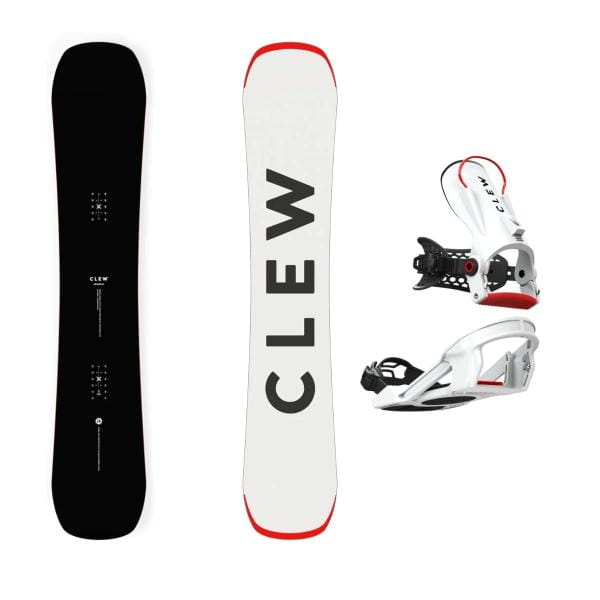 CLEW® Snowboard Set 24/25 - White