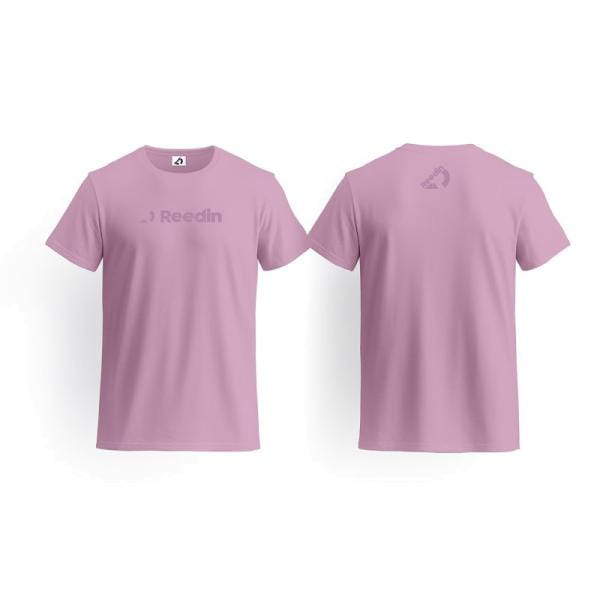 Reedin Logo space lavender tee